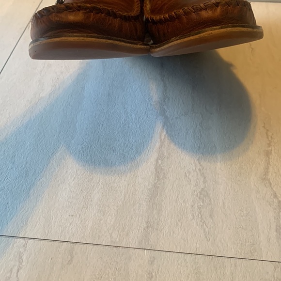 J Shoes "Thames" Men's Brown Leather Comfy Slip On Loafers Size 10.5 - Picture 9 of 12